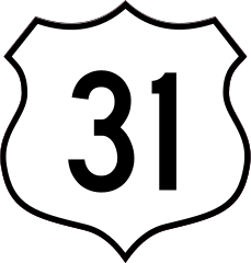 Highway 31 Sign Sticker