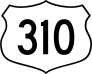 Highway 310 Sign Sticker