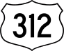 Highway 312 Sign Sticker