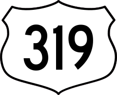 Highway 319 Sign Sticker