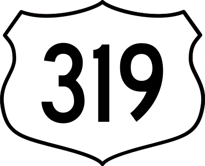 Highway 319 Sign Sticker