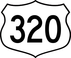 Highway 320 Sign Sticker