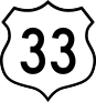 Highway 33 Sign Sticker