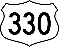 Highway 330 Sign Sticker