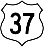Highway 37 Sign Sticker