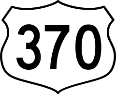 Highway 370 Sign Sticker