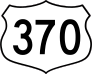 Highway 370 Sign Sticker