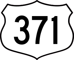 Highway 371 Sign Sticker