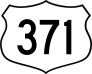 Highway 371 Sign Sticker
