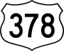 Highway 378 Sign Sticker