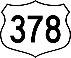 Highway 378 Sign Sticker