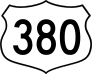 Highway 380 Sign Sticker