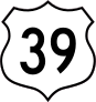 Highway 39 Sign Sticker