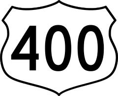 Highway 400 Sign Sticker