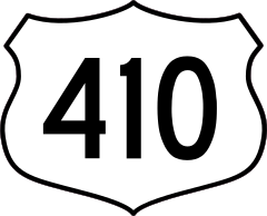 Highway 410 Sign Sticker