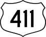 Highway 411 Sign Sticker