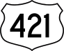 Highway 421 Sign Sticker