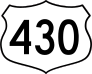 Highway 430 Sign Sticker