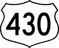Highway 430 Sign Sticker
