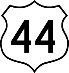 Highway 44 Sign Sticker