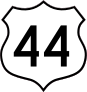 Highway 44 Sign Sticker