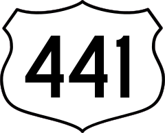 Highway 441 Sign Sticker