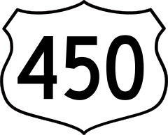 Highway 450 Sign Sticker