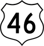 Highway 46 Sign Sticker