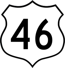 Highway 46 Sign Sticker