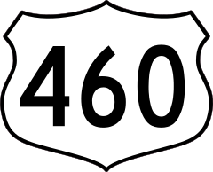 Highway 460 Sign Sticker