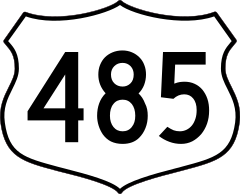 Highway 485 Sign Sticker