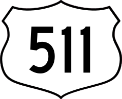 Highway 511 Sign Sticker