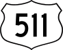 Highway 511 Sign Sticker