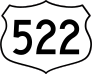 Highway 522 Sign Sticker