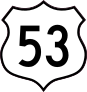 Highway 53 Sign Sticker