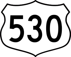 Highway 530 Sign Sticker