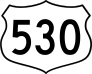 Highway 530 Sign Sticker