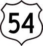 Highway 54 Sign Sticker