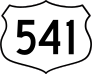 Highway 541 Sign Sticker