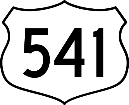 Highway 541 Sign Sticker