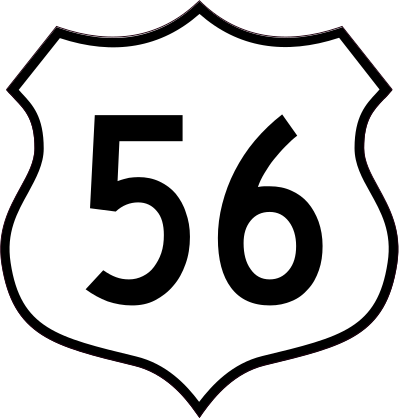 Highway 56 Sign Sticker