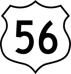 Highway 56 Sign Sticker