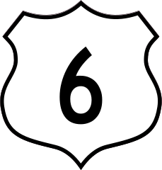 Highway 6 Sign Sticker