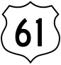 Highway 61 Sign Sticker