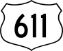 Highway 611 Sign Sticker