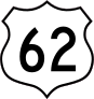 Highway 62 Sign Sticker