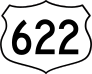 Highway 622 Sign Sticker