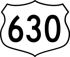 Highway 630 Sign Sticker