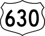 Highway 630 Sign Sticker