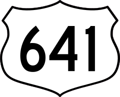 Highway 641 Sign Sticker